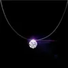 Solitaire moissanite Diamond Pendant Real 925 Sterling Silver Charm Party Wedding Pendants Necklace For Women Fine Jewelry Gift320q