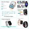 Orologi intelligenti COLMI C61 Smartwatch 19 pollici a schermo intero Chiamata Bluetooth Frequenza cardiaca Monitor del sonno 100 Modelli sportivi Orologio per uomo Donna 230909