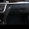 ملصقات ألياف الكربون تصميم السيارة الداخلية قفازات القفازات Copilot مقبض غطاء التزيين ملصقات تقليم ل BMW 3 4 Series 3GT F30 F31 F217P
