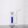 Mini düz tip nargile küçük ve sevimli cam su dab teçhizat bong boru ve 10mm erkek yağ Burne kase taşımak için uygun