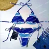 Новые женские купальники, комплект бикини, разноцветные, летний пляжный стиль, ветровые купальники, готовы к отправке282G