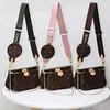 حقيبة الكتف الفاخرة مصممة حقيبة اليد حقيبة Messager حقائب العلامة التجارية Crossbody Tous Pu Leather Womens Mini 3pcs مجموعة عملة محفظة Com254s