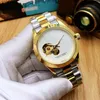 46mm 2021 Nowy najlepszy marsz Men Mechanical Watch Waterpood Hip Hop Male Clock Prezent dla mężczyzn zegarków męskich zegar słynny renogio m310c