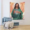 Tapestries Rapper Snoop Dogg Tapestry Jesus Tapestry Eesthetic Room Decor Boho Hippie Tapelestries Wall Carpets sovrum Bakgrund D176W