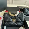 Designer tas schouder chanelen kettingzak koppeling klep tassen c portemonnee check velours draad portemonnee dubbele letters vaste haist taille vierkante strepen vrouwen luxe handtas