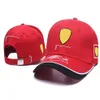 2023 F1 Racing Men's Baseball Cap Outdoor Sports Brand Mode Brodery Baseball Caps Formel 1 Sun Hat F1 Car Logo Hat336L