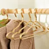 Hanger 10 Stuks Aluminium Kleerhangers Antislip Drogen Garderobe Ruimte Saver Kleding Opbergrek Kleding Paard 2208102161