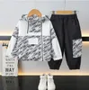 2023SS Kinder Designer Kleidung Junge Mädchen Kleidung Sets Reißverschluss Windjacke Jacke Hose Trainingsanzug Kinder Mantel