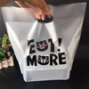 50pcs Thank You Bread Bag Plastic Candy Cookie Gift Bag Wedding Party Favor Transparent Takeaway Food Wrapping Shopping Bags Y0712248b