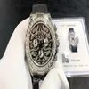 Niestandardowa średnica zegarek 40 mm 4130 Pakiet ruchowy 18K Biała złota Ros