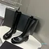 Bottes Chelsea cloutées à la cheville pour femme, chaussures élégantes à enfiler, en cuir véritable, talon bloc bas, mode automne hiver