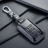 FOB LEATHER KEY FOB CASE COVER för Auto Volvo Nyckelfodral Skal Nyckelhållare Plånboksäckar Keychain -tillbehör för Volvo Cars261i