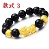 新しいスタイル黄色の女性ハンドディーパールゴールドメッキPIXIU BRACELET219O