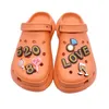 Ayakkabı Parçaları Aksesuarlar Toptan Pvc Yumuşak Kauçuk Takılar Büyük Hareketli Ayakkabılar Dekorasyon Karikatür Mektupları Numarası Figür C DHBKC için Plaj Malzemeleri