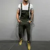 Męskie dżinsy fajne marka designerska dżinsowe spodnie dla mężczyzn kieszonkowy dżins ogólnie kombinezon streetwear seksowna suspender pant e21 x0911