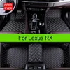 Doodryer Car Floor Mats for Lexus RX 350 450H 300 270 200T Foot Cohece Accee Carpets 0929288H