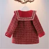 Frühling Herbst Kinder Mädchen Kleidung Sets Mode Kinder Prinzessin Baby Langarm Mantel Jacke Tank Kleid 3 stücke Anzug Outfits