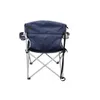 Camp Furniture Ozark Trail Chaise grande et haute avec porte-gobelets Bleu pour chaises de camping en plein air Chaise pliante Mobilier d'extérieur HKD230909