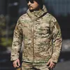 Chaquetas para hombres Chaqueta táctica Invierno Parka Camo Abrigo Combate Ropa militar Multicam Cálido al aire libre Airsoft Outwear Windcheater 230909