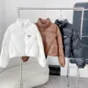 Mvl0 Herren Luxus Damen Puffy Mantel Winter Frau Daunenjacke Kurzer Reißverschluss Design Warme Daunen