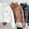 Parkas pour hommes de luxe femmes manteau bouffant hiver femme doudoune courte fermeture éclair conception chaud bas vestes