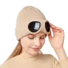 Lunettes de pilote, bonnets de Ski, chapeau pour hommes, femmes, Couples, chapeaux assortis, fil à la mode, casquette de neige épaisse, chauffe-tête d'hiver