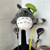 Cykelhandskar Plush Animal Golf Driver Headcover Club 0cc Totoro Fairway Wood Cover Dr FW Söt gåva 230909