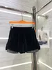 Alex Wangg short Splicing high-temperature hot drill luxury brand shorts designer women shorts high waist shorts women pants trousers traff