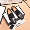 Top Quality Luxuoso Masculino Duplo Monk Strap Mocassins Couro Genuíno Marrom Verde Mens Casual Designer Dress Shoes Slip On Wedding Men Shoe Tamanho 38-45