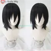 Perucas Cosplay Bungo Cães Vadios Fyodor Dostoevsky Curto Preto Cosplay Peruca Resistente Ao Calor Cabelo Sintético Perucas Cosplay Perucas Peruca Cap 230908