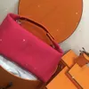 Bolsa de cosméticos de designer de alta qualidade Bolsa feminina lancheira Bolsa de lona de design de moda bolsa de higiene pessoal de mão Bolsa bento portátil de grande capacidade