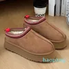 Australia Snow Boots for Tasman Australie But Platforma Kappy kasztanowe mini australijskie botki futra slajdów z slajdy na zewnątrz buty zewnętrzne