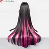 Cosplay Wigs Game Genshin Impact Fatui Cosplay Columbina Wig 105cm Long Gradient Heat Resistant Synthetic Hair Anime Party Wigs Wig Cap 230908