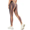 Leggings pour femmes pantalons de yoga teints par cravate pour femmes sans couture taille haute pêche hanche collants de sport porter à l'extérieur 230909