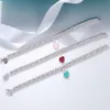 Moda t mücevher kadın erkek paslanmaz boncuk bileziği sonsuza dek aşk emaye pembe mavi kalp takılar pulsera bilezikler sevgililer hediyeler256g