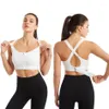 Yoga Outfit Femmes Sports Soutien-gorge Ceinture réglable Fermeture à glissière sans anneau en acier Sous-vêtements Courir confortable Gym Bralette Vest231Z