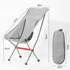 Mobilier de camp Camping chaise pliante ultralégère super dure charge élevée chaise de voyage en plein air portable plage randonnée pique-nique siège outils de pêche chaise HKD230909