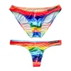 2pcs Lot Mini Slips Hommes String Maillots De Bain Super Sexy Gay Swim Sous-Vêtements Tanga Poche Bikini Maillot De Bain T-back Culotte Desmiit Trunks M273L