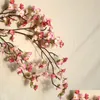 Decorative Flowers Wreaths 3Pcs/Lot Simation Cherry Blossom Branch 97Cm Artificial Potted Flower Shome Decoration Wedding Fake Flo Ottxb