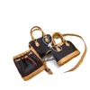 3Pieces Mini Fashion Leather Coin Purse Shoulder Bag Handbag Drawstring Bucket Bags Change Purse Classic Ladies Crossbody Handbags265f