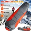 Sleeping Bags 1Pc Winter Travel Waterproof Thermal Sleeping Bag Outdoor Camping Portable Sleeping Sack T221022231w