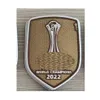 Kolekcjonerski 2022 Final Club Cup Patch Gold Champions Odznaka przenoszenia ciepła żelazko na plamce piłki nożnej 251Q