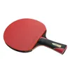 Tischtennisschläger Huieson 5 Star Ping Pong Schläger Kohlefaser für Doppelpickel aus Gummi 220905253h