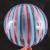 50 30 шт., воздушные шары в полоску с кристаллами, 18 дюймов, красочные полосатые бобо для свадебного украшения, часть с днем рождения, 220523307u