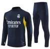 Kids kapüşonlu futbol eşofmanları Setler Real Madrid Trailsuit Seti 23 24 Erkek ve Çocuk Futbol Kiti Chandal Futbol Survetement Madrides Eğitim Takım Futbol Ceket S-2XL