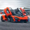 Voitures Diecast Model Car 132 McLaren Senna ALLIAG SPORTS MODEAU DICASTS METAL Toy Véhicules Modèle de voiture Simulation Sound et Light Colle1