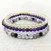 MG0161 Strand AAA Grade Rutilated Quartz Bracelet Amethyst Clear Quartz Citrine Yoga Mala Beads Jewelry 4 mm Mini Gemstone Bracele259u