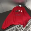 23SS Women's Designer Hoodie tryckt broderad stor disposition hoodie klassisk bokstav tryckt tvätt vanligt stickat tyg Loose Sweatshirt Top
