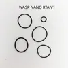 WASP NANO RTA V1 / V2マシンアクセサリーバッグ用のラバーシリコーンシールOリング
