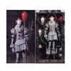 18cm 7 inç NECA Stephen King's It Pennywise Joker Palyaço PVC aksiyon figürü oyuncaklar Cadılar Bayramı Gün Noel Hediyesi C19041501295S